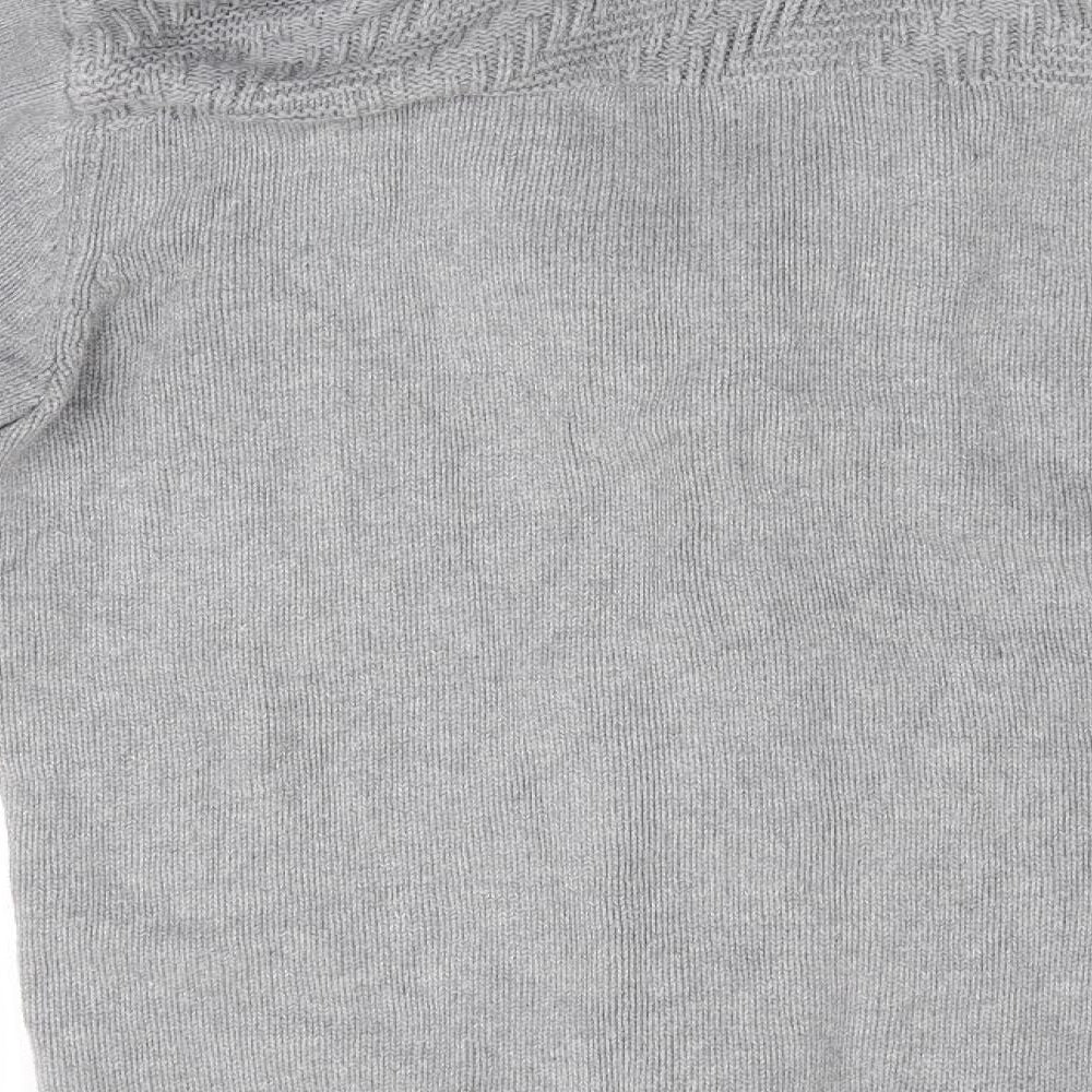 H&M Mens Grey   Cardigan Jumper Size S