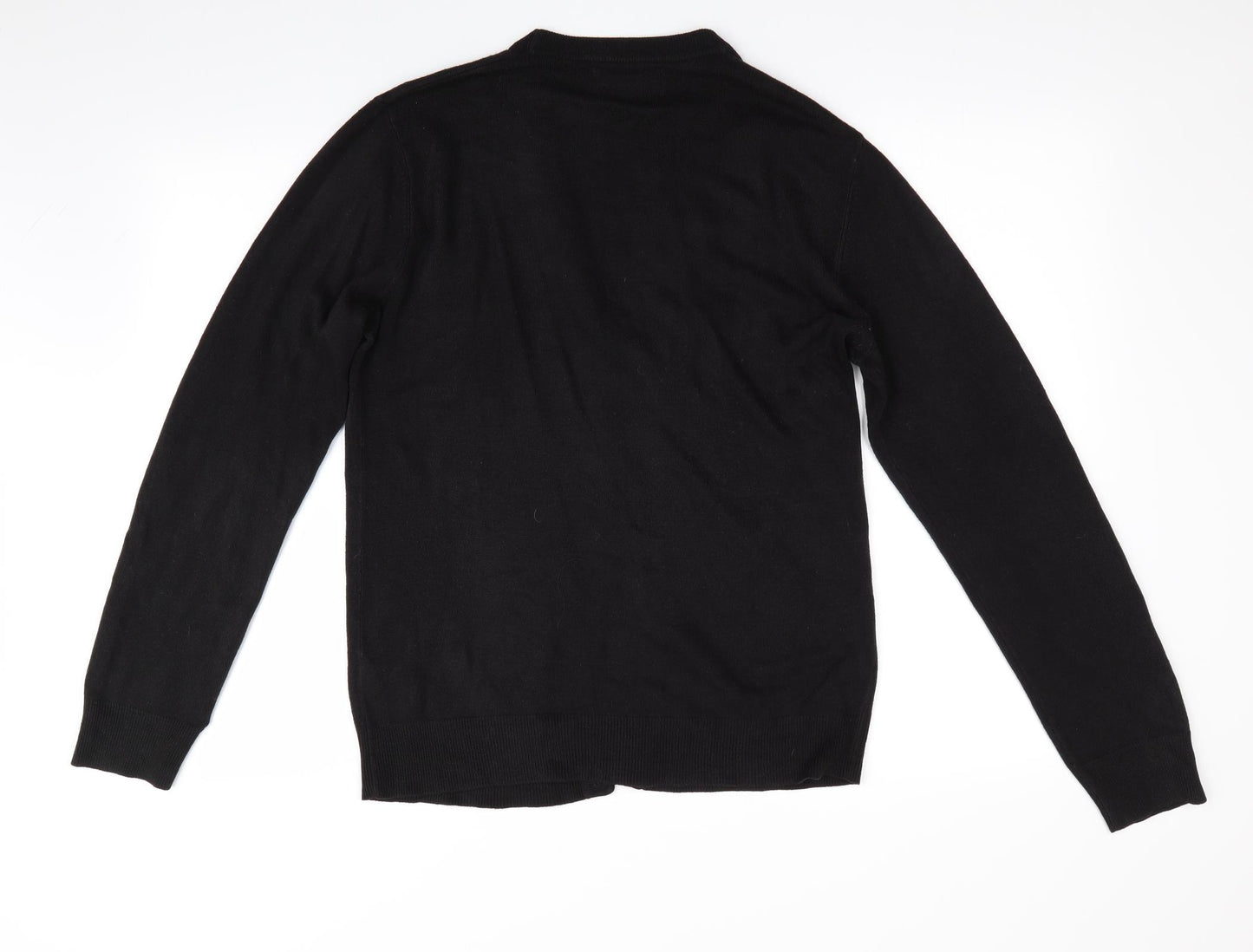 Atlantic Bay Womens Black   Cardigan Jumper Size S