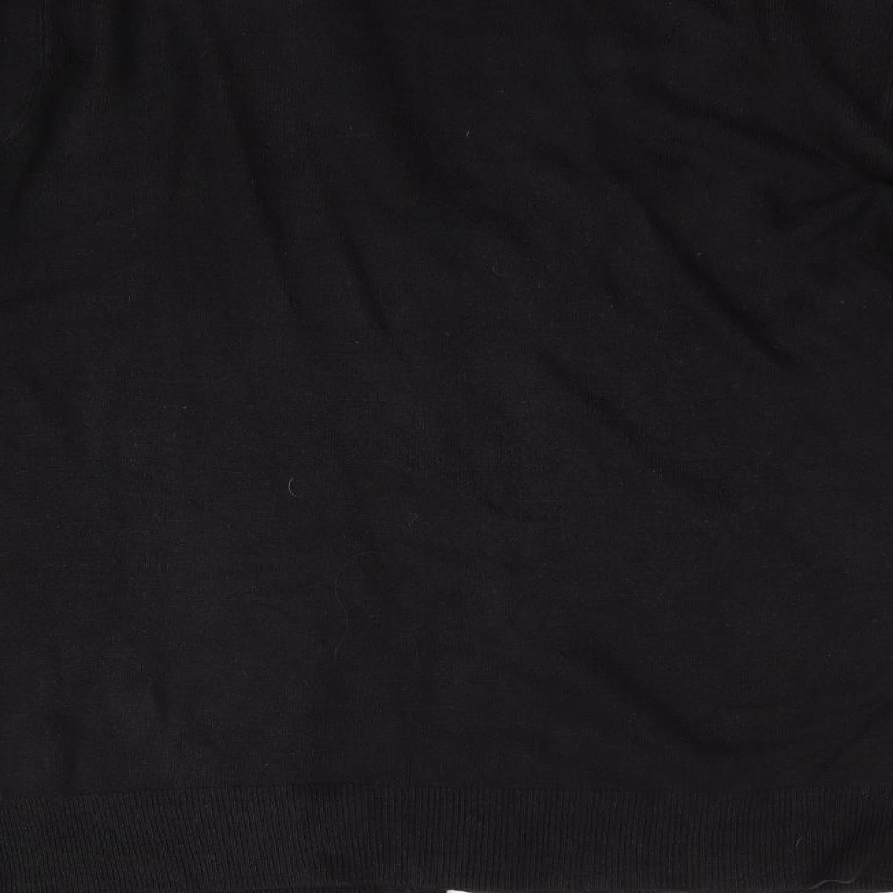 Atlantic Bay Womens Black   Cardigan Jumper Size S