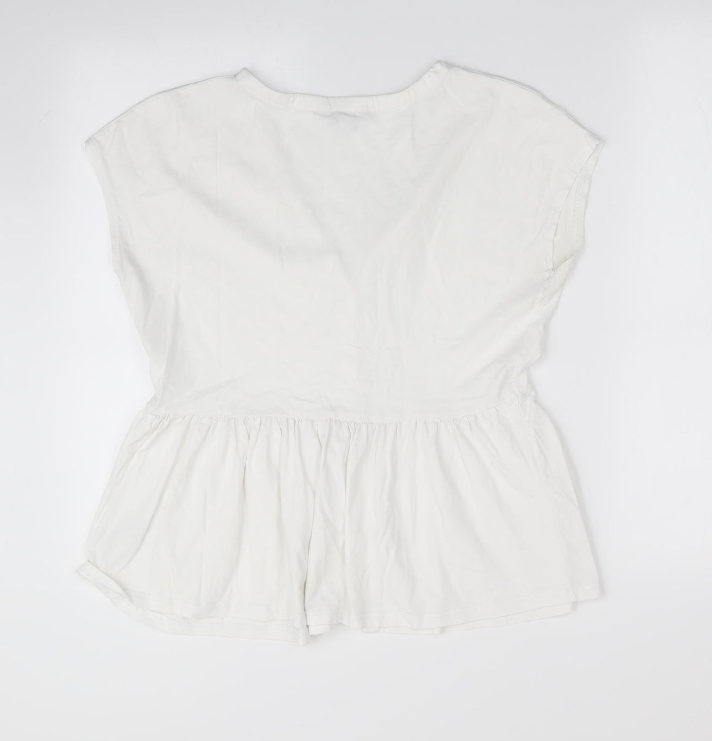 NEXT Womens White   Tunic T-Shirt Size 8