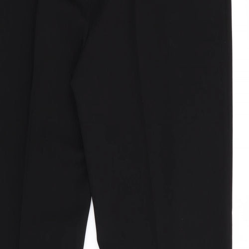 R Womens Black   Trousers  Size 14 L31 in - Wide Legged