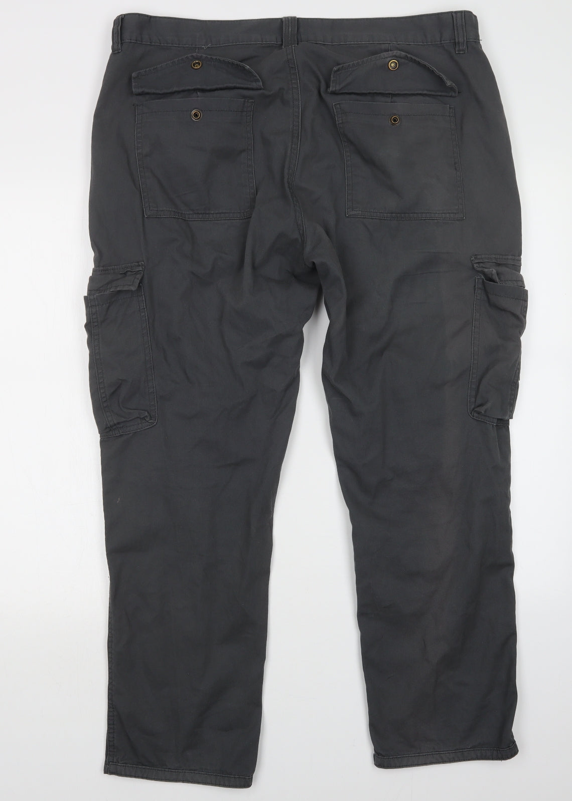 Denim Co Mens Grey   Cargo Trousers Size 38 L30 in