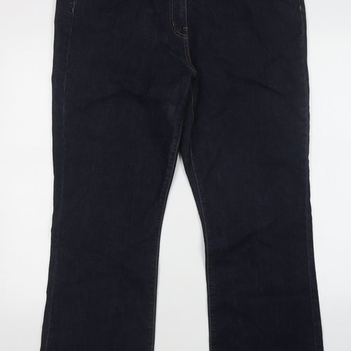 Bonmarché Womens Blue   Bootcut Jeans Size 18 L30 in