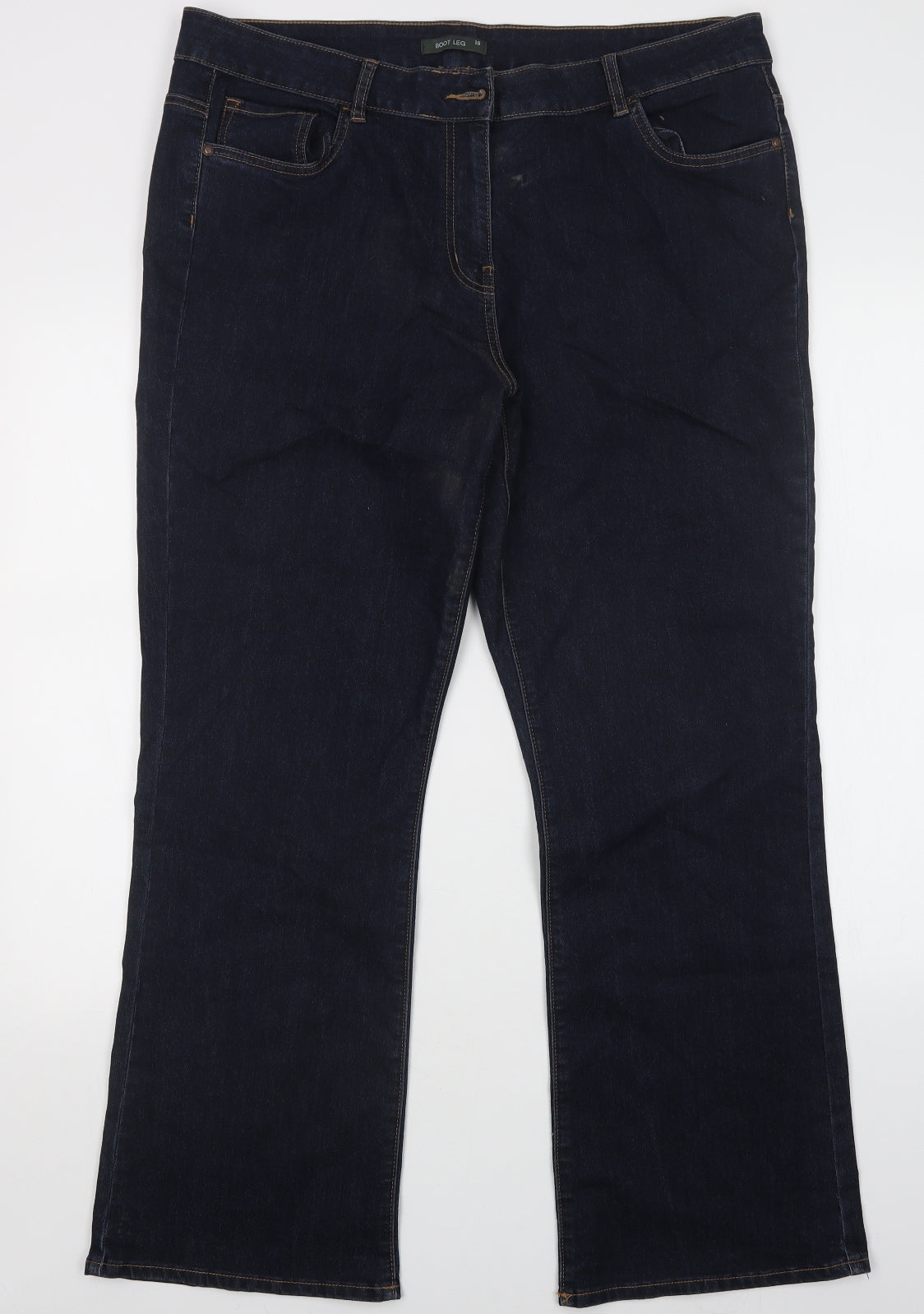 Bonmarché Womens Blue   Bootcut Jeans Size 18 L30 in