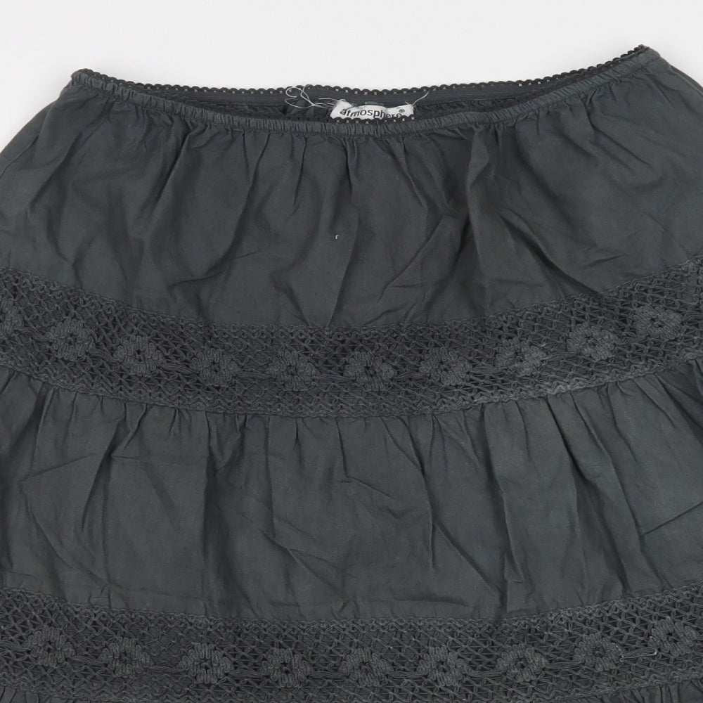 Atmosphere Womens Grey   A-Line Skirt Size 8