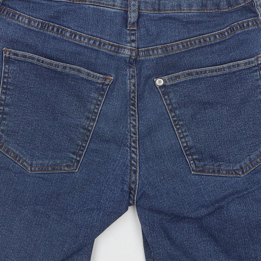 H&M Girls Blue  Denim Bermuda Shorts Size 7-8 Years