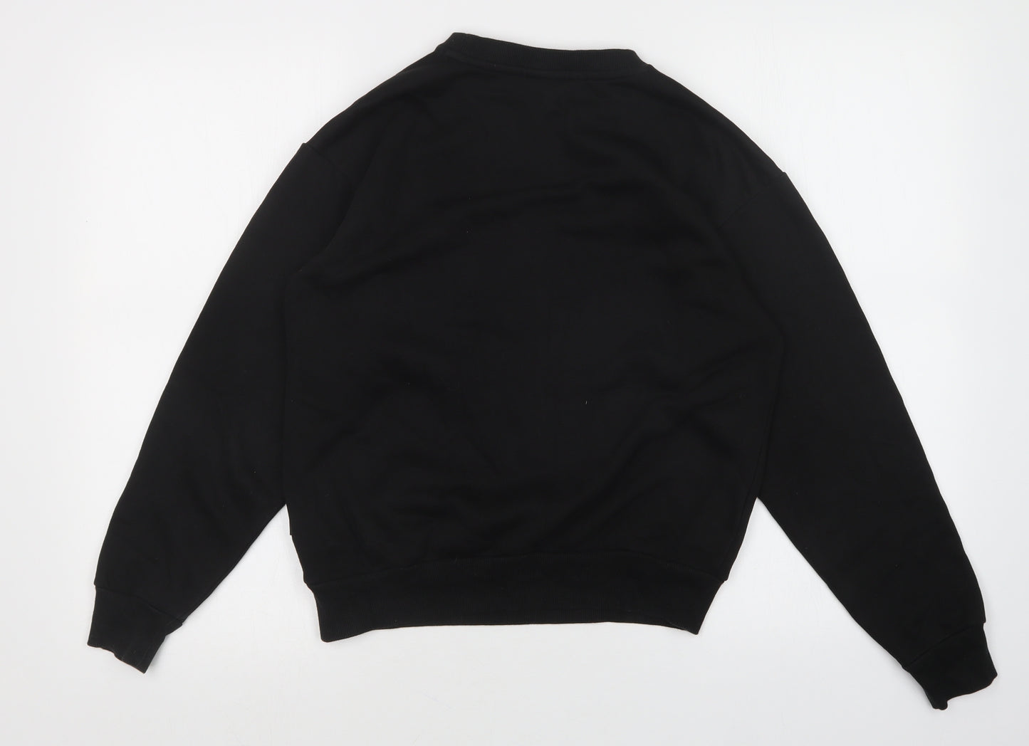 PUMA Womens Black   Pullover Sweatshirt Size 2XS