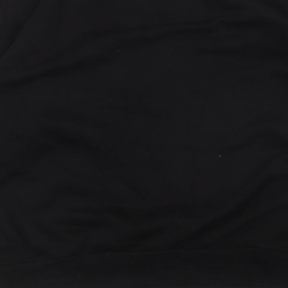 PUMA Womens Black   Pullover Sweatshirt Size 2XS