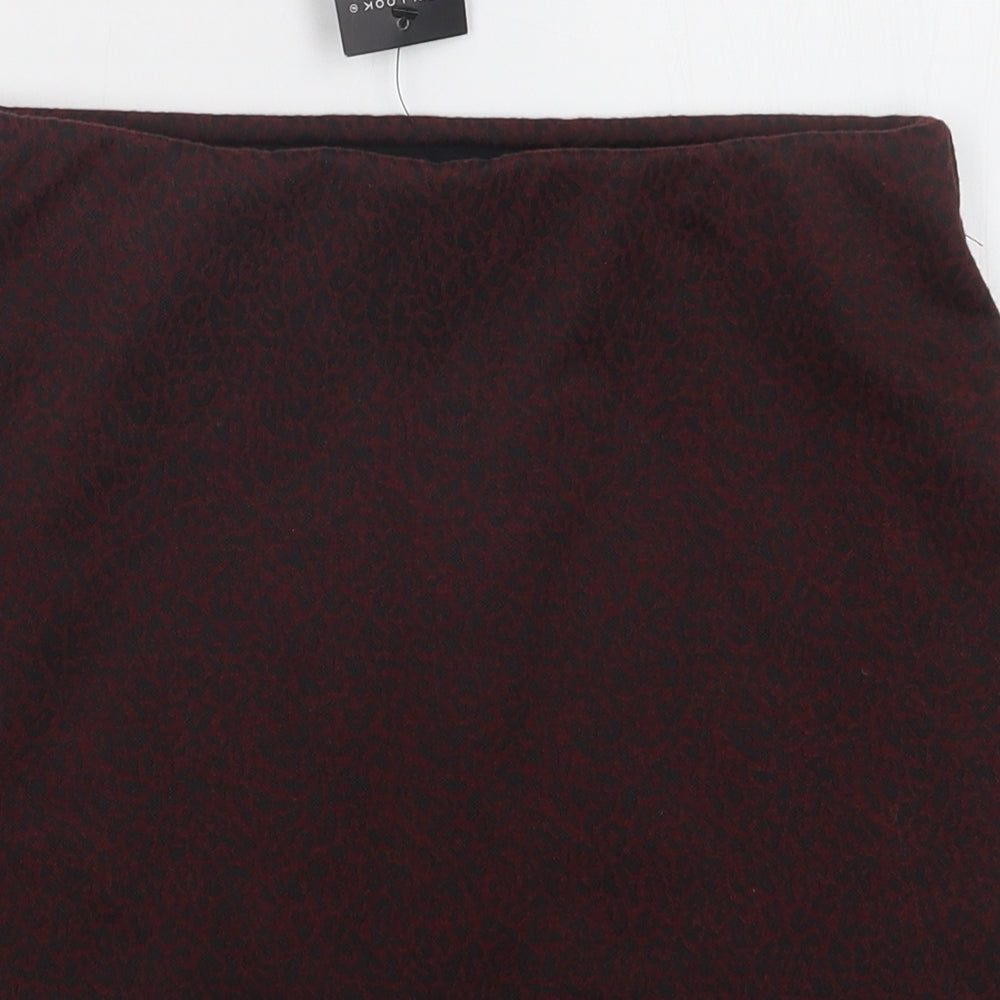 New Look Womens Multicoloured Animal Print  Mini Skirt Size 6