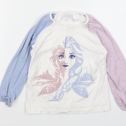 Frozen Girls Multicoloured   Basic T-Shirt Size 3-4 Years  - Frozen