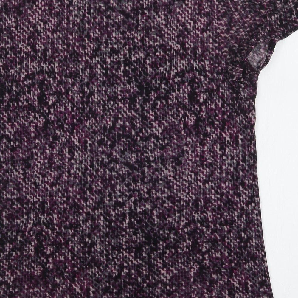 Soon Womens Purple   Basic Button-Up Size 12