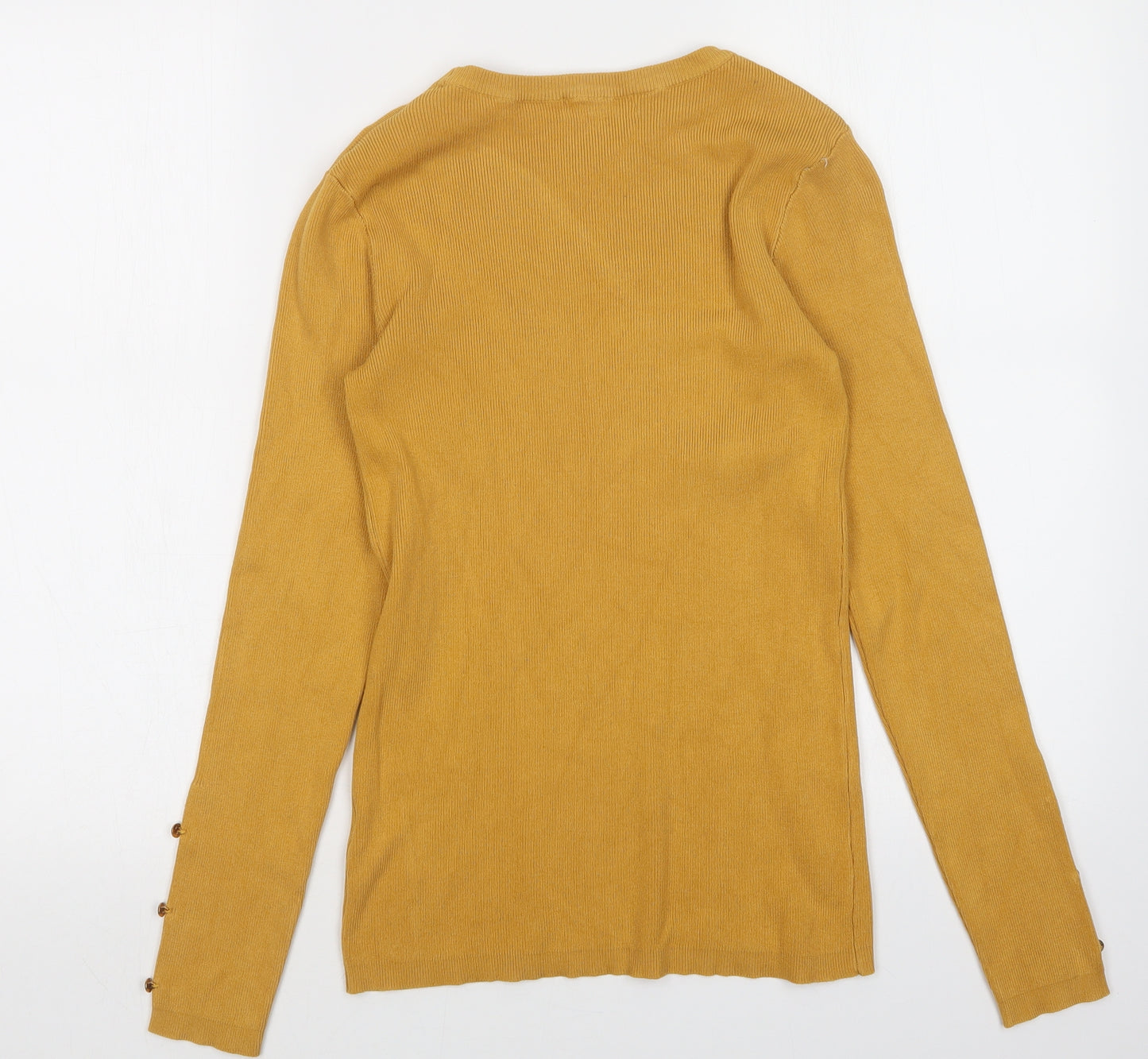 Red Herring Womens Yellow   Pullover Jumper Size 10