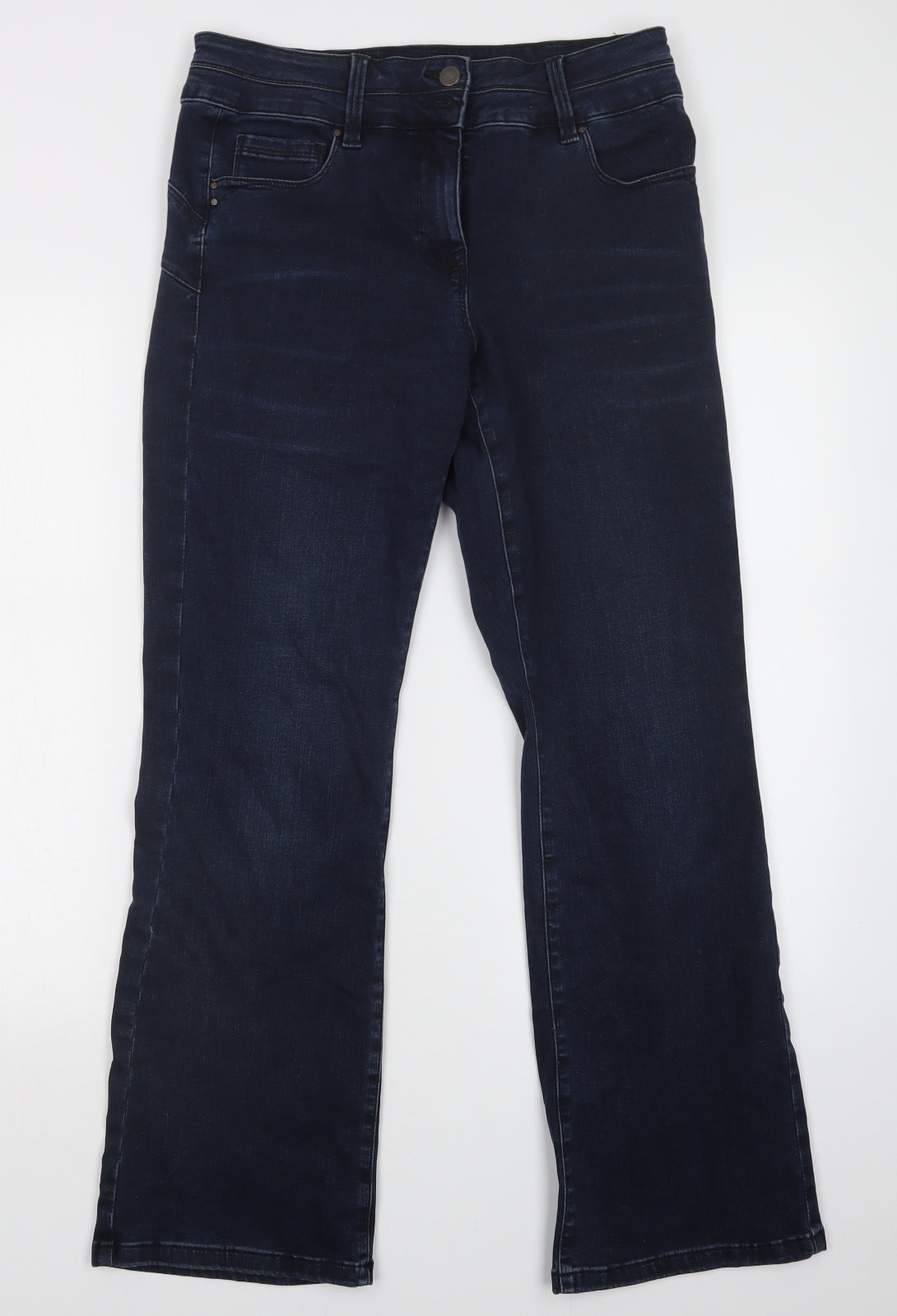 NEXT Womens Blue   Bootcut Jeans Size 14 L29 in