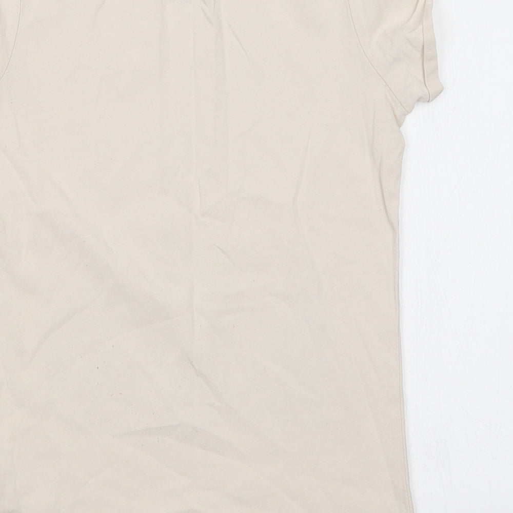 Young Dimension Girls Beige   Basic T-Shirt Size 8-9 Years