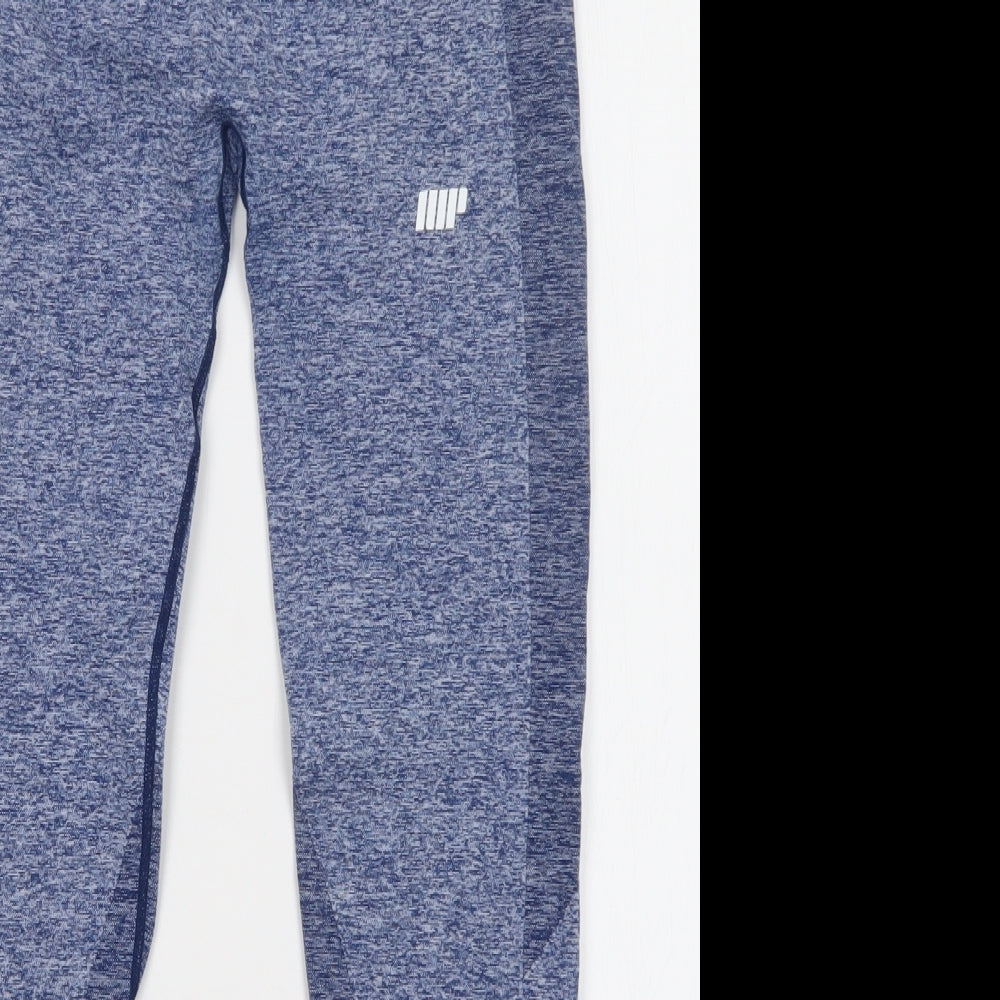 Myprotein Womens Blue   Compression Leggings Size M L28 in