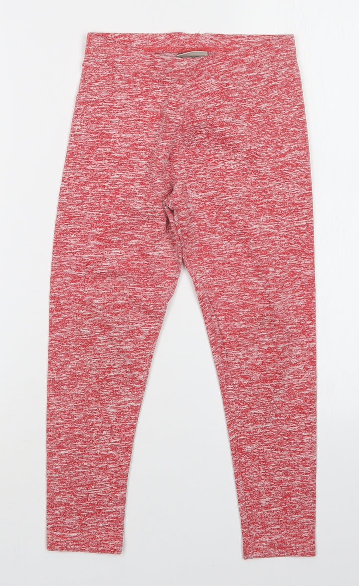 NEXT Girls Red   Jogger Trousers Size 9 Months