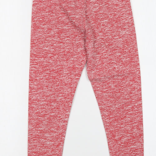 NEXT Girls Red   Jogger Trousers Size 9 Months