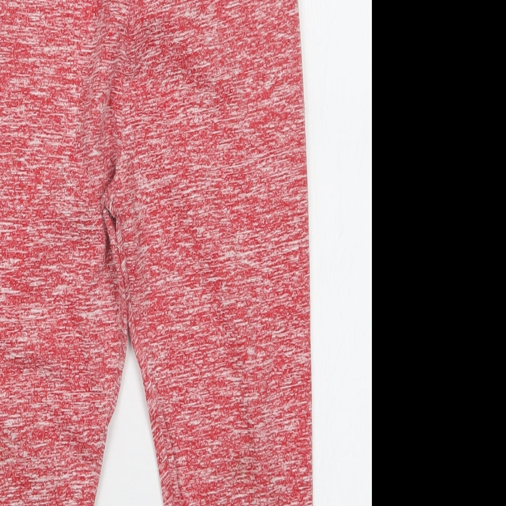 NEXT Girls Red   Jogger Trousers Size 9 Months