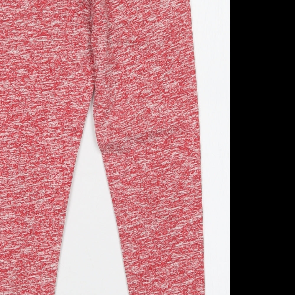 NEXT Girls Red   Jogger Trousers Size 9 Months