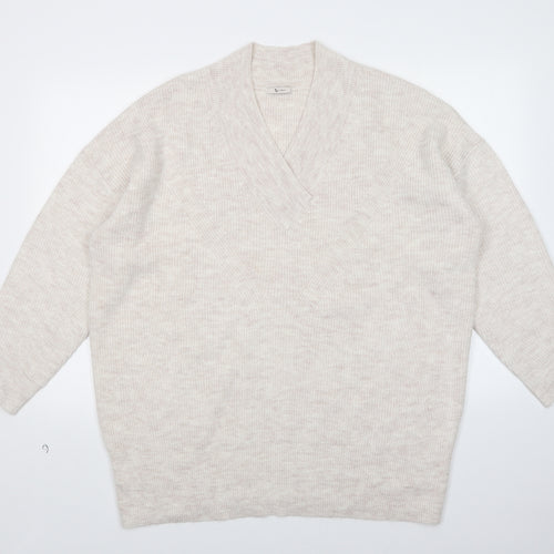 TU Womens Beige   Pullover Jumper Size 2
