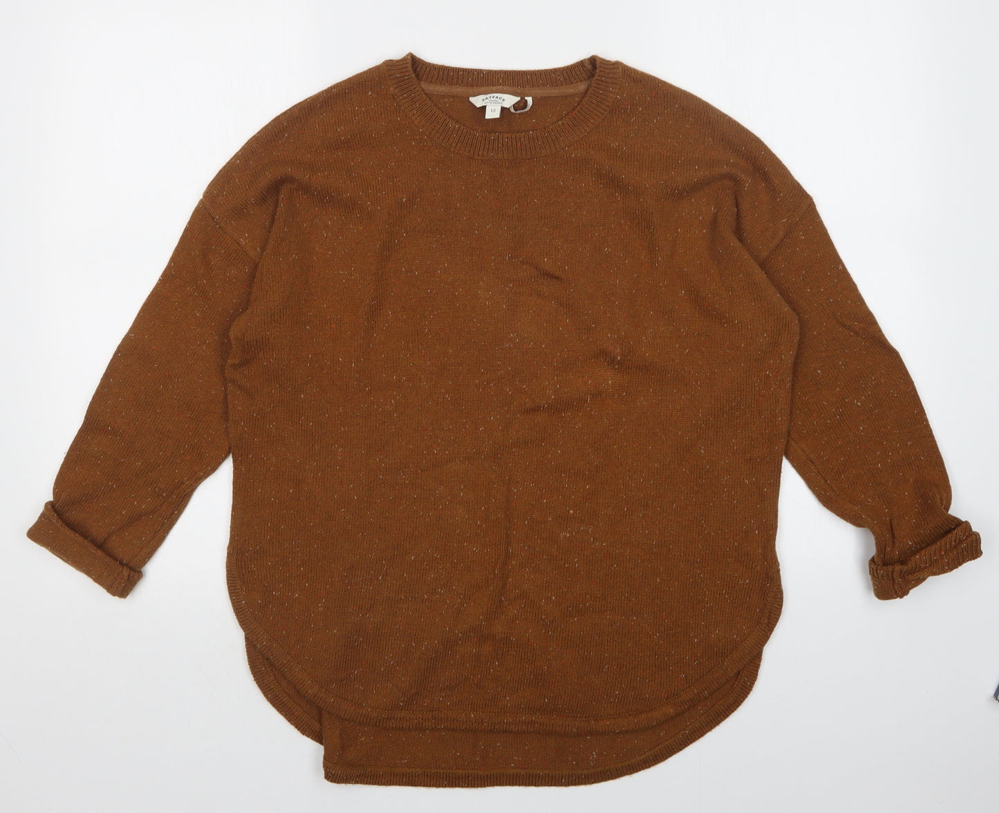FATFACE Womens Brown   Pullover Jumper Size 12