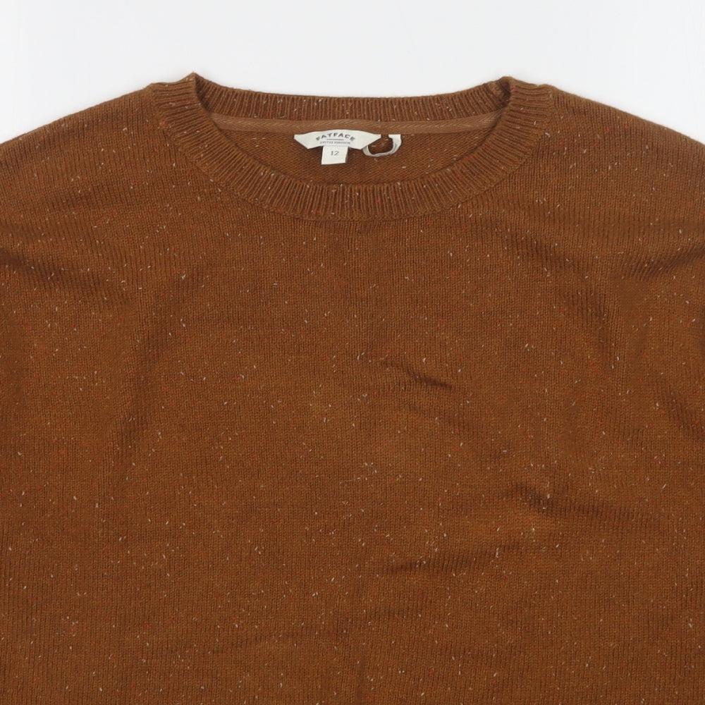 FATFACE Womens Brown   Pullover Jumper Size 12