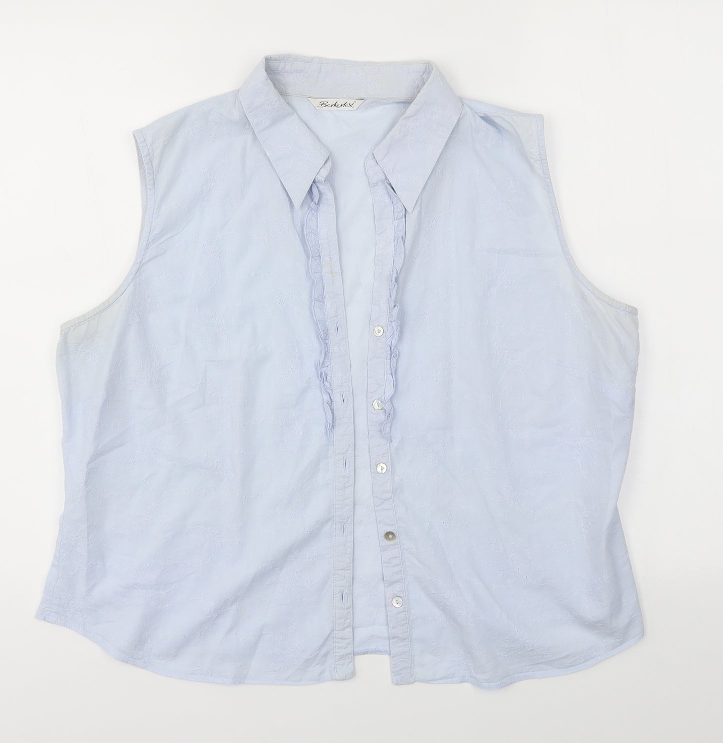 Berkertex Womens Blue   Basic Blouse Size 20