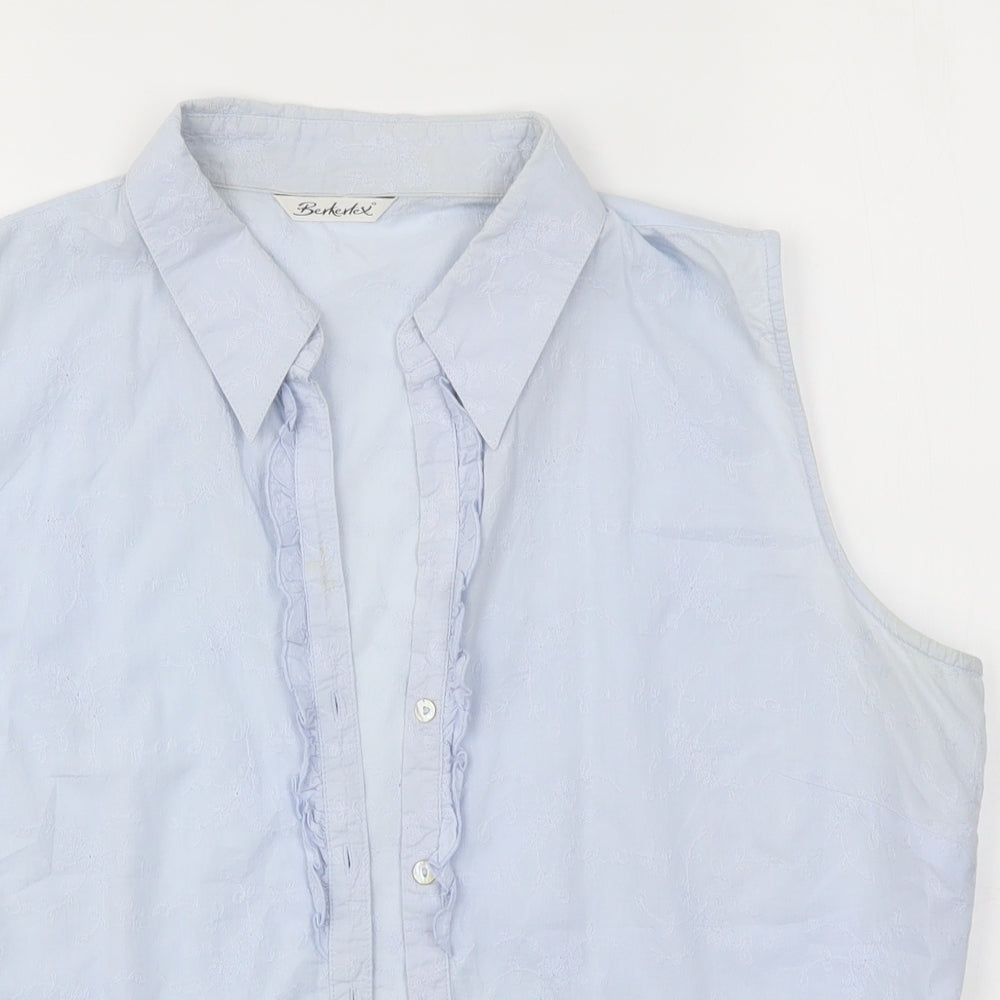 Berkertex Womens Blue   Basic Blouse Size 20
