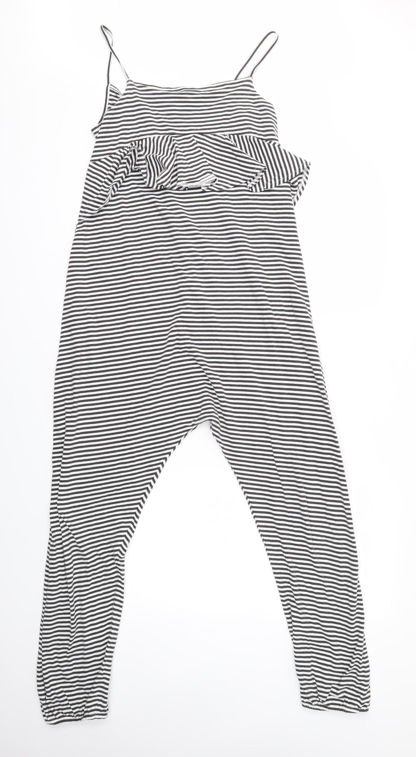 NEXT Girls Multicoloured Striped  Jumpsuit One-Piece Size 14 Years
