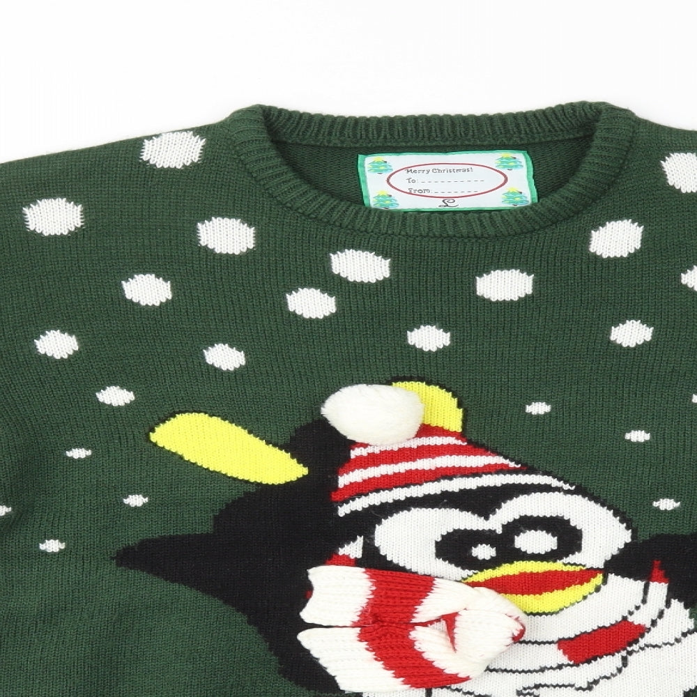 Primark Womens Multicoloured   Pullover Jumper Size L  - Christmas FESTIVE