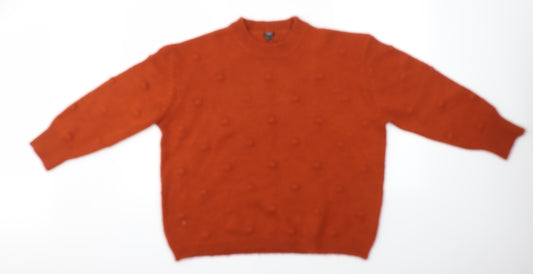 Front view of OVS women’s orange jumper, size L