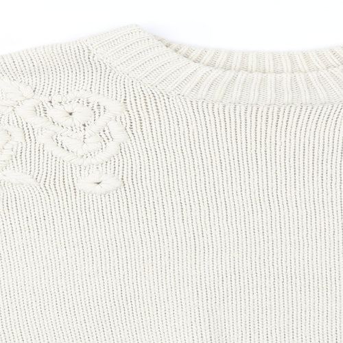 George Womens Beige   Pullover Jumper Size L