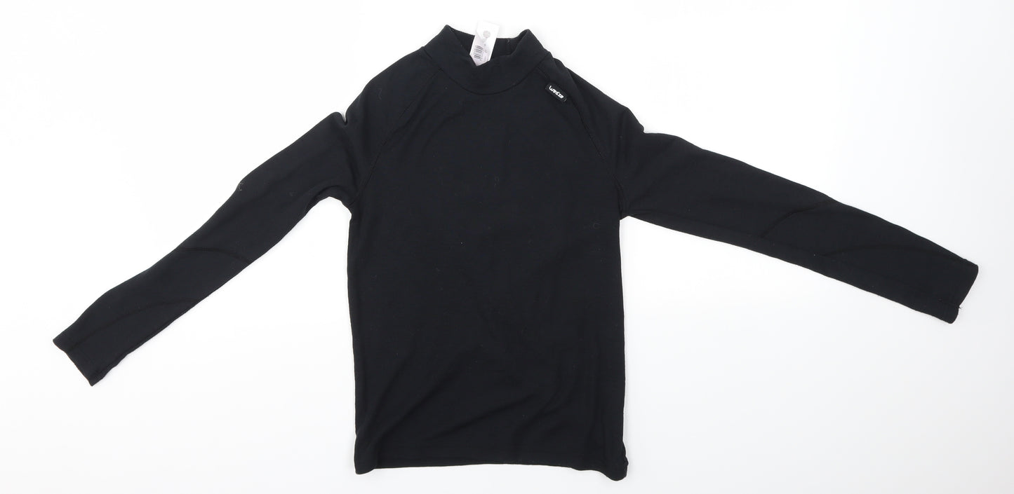 DECATHLON Boys Black   Basic Casual Size 12 Years