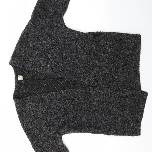 H&M Womens Grey   Cardigan Jumper Size M