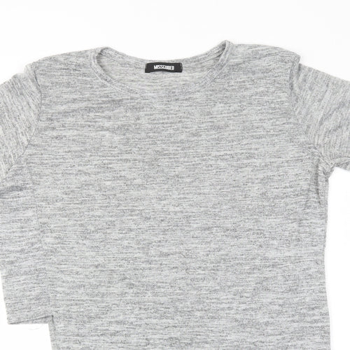 Missguided Womens Grey   Basic Blouse Size 12