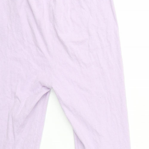 Primark Girls Purple Solid   Pyjama Pants Size 4-5 Years  - Elsa and Anna. Frozen