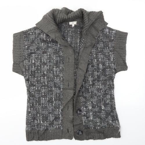 CC Womens Grey   Cardigan Jumper Size M