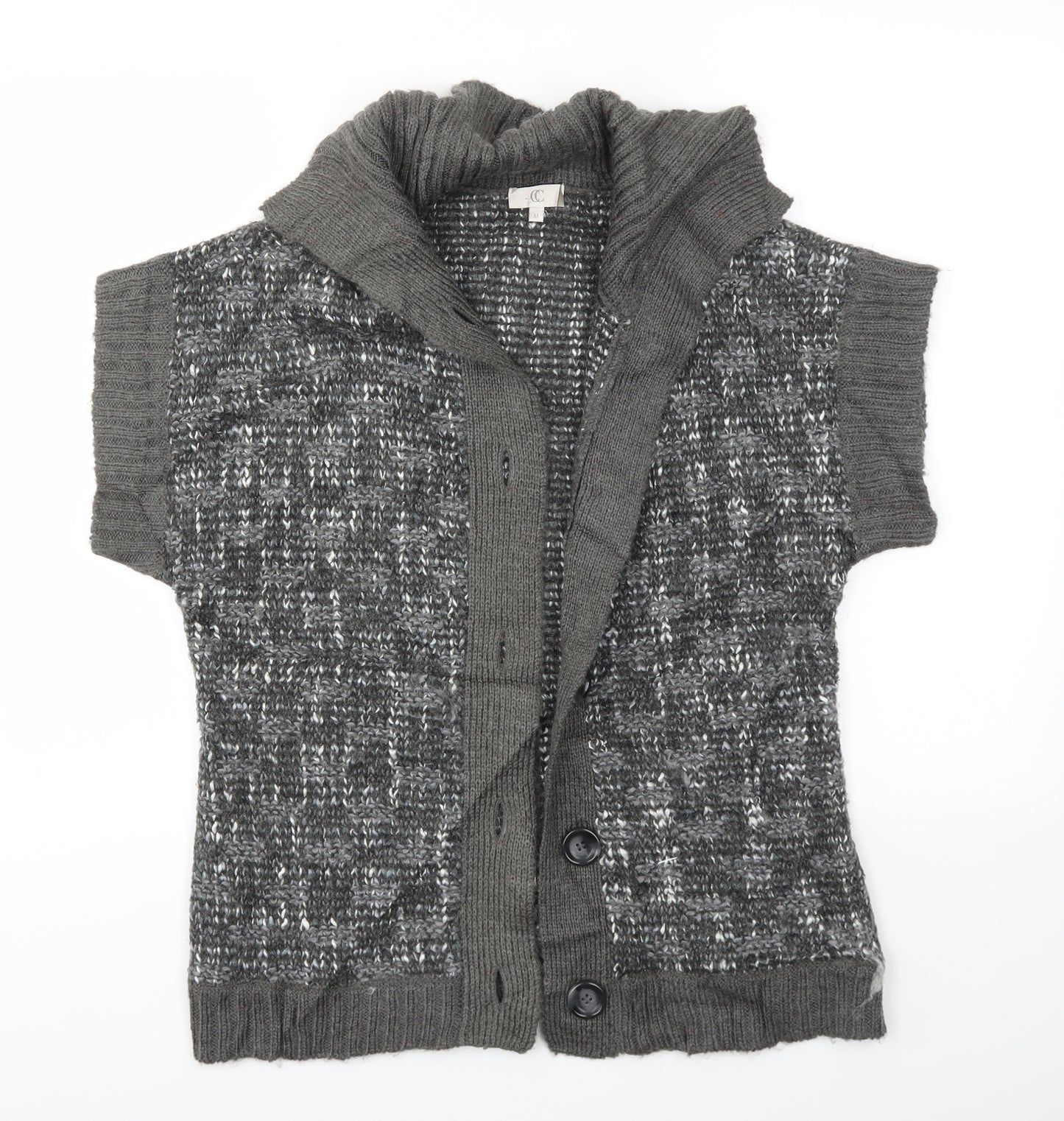 CC Womens Grey   Cardigan Jumper Size M