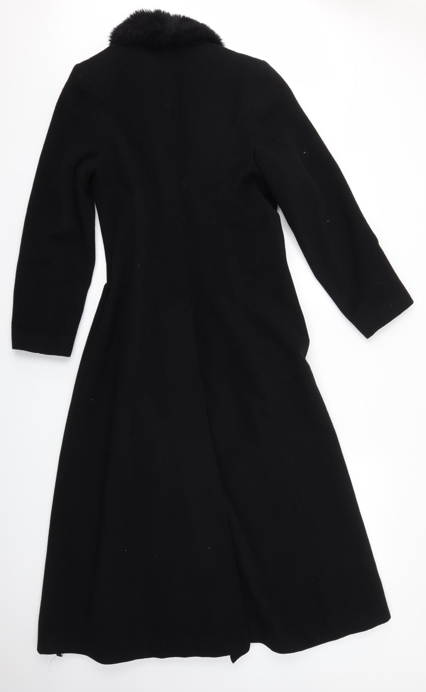 BHS Womens Black   Overcoat Coat Size 12