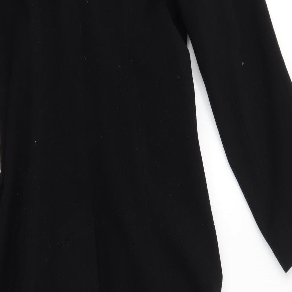 BHS Womens Black   Overcoat Coat Size 12