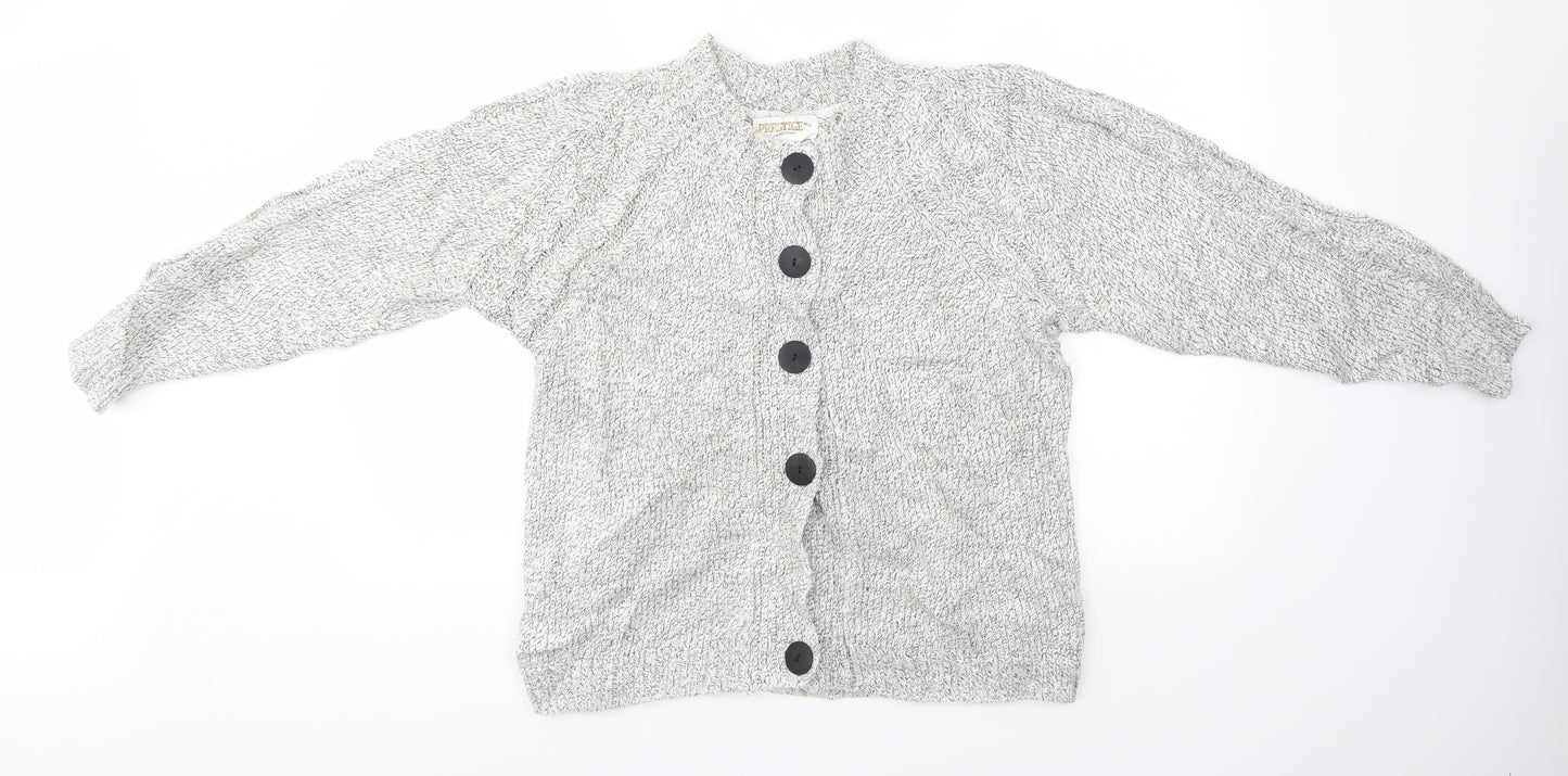 Prestige collection Womens Grey   Cardigan Jumper Size M