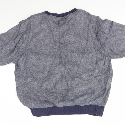 M&S Mens Blue   Pullover Jumper Size L