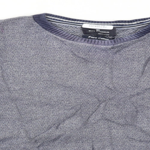 M&S Mens Blue   Pullover Jumper Size L