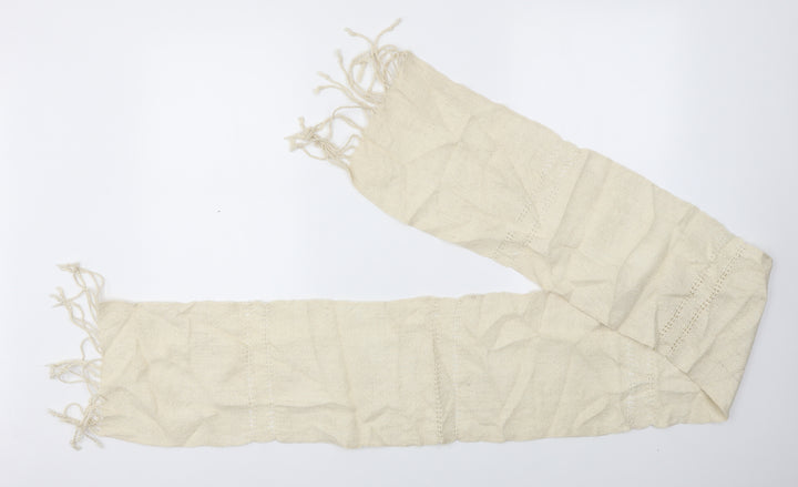 Preworn Unisex White Scarf