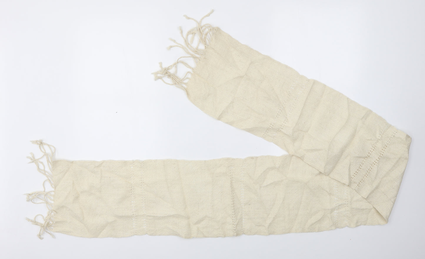 Preworn Unisex White    Scarf