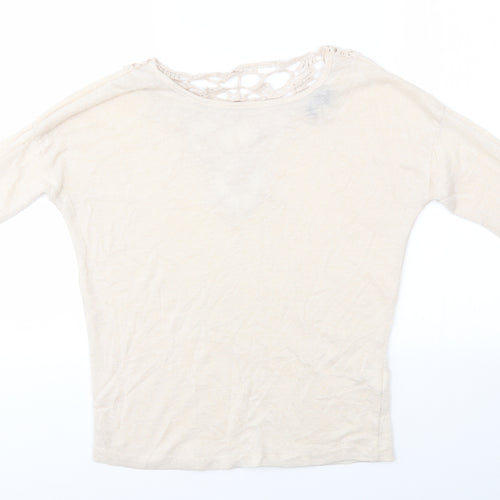 Atmosphere Womens Beige   Pullover Jumper Size 14