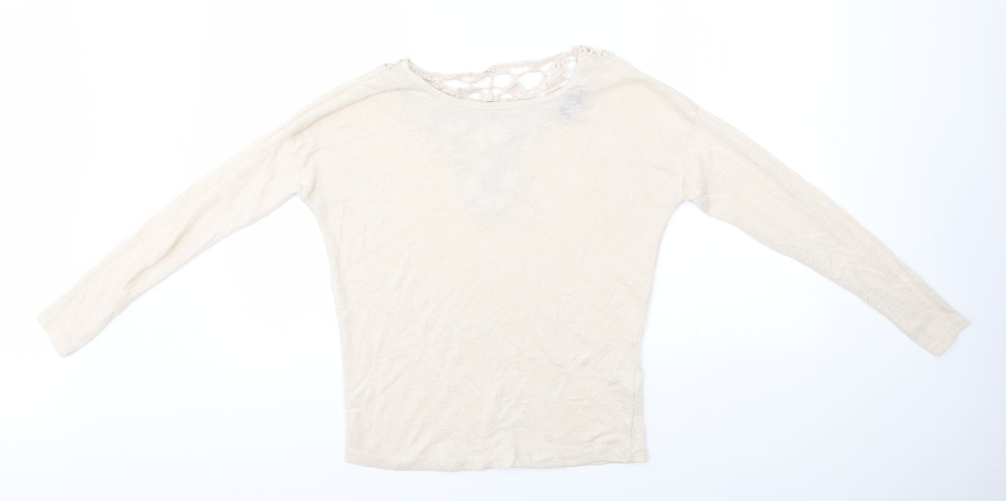 Atmosphere Womens Beige   Pullover Jumper Size 14
