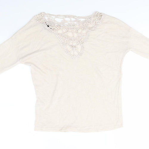 Atmosphere Womens Beige   Pullover Jumper Size 14