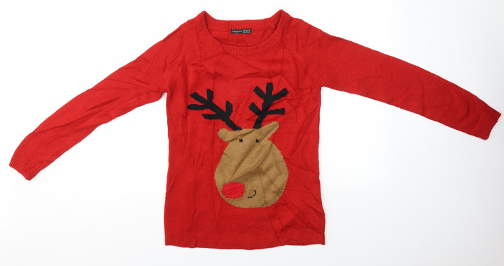 Atmosphere Womens Multicoloured Pullover Jumper Size 6
