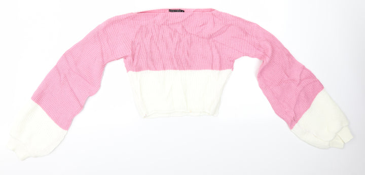 I SAW IT FIRST Womens Multicoloured Pullover Jumper Size S